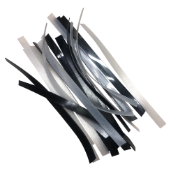 Belag Reparatur Streifen schwarz/transparent 