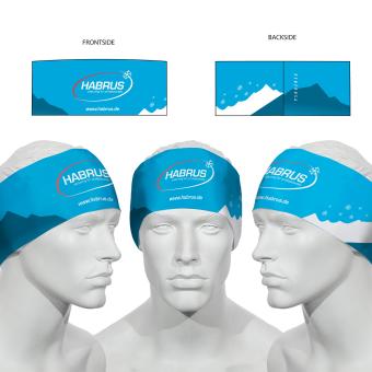 HABRUS Sport Stirnband blau 